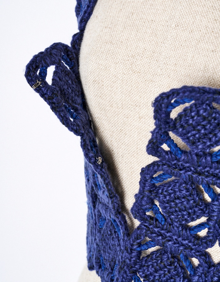 "ORIGAMI" Bustier / navy