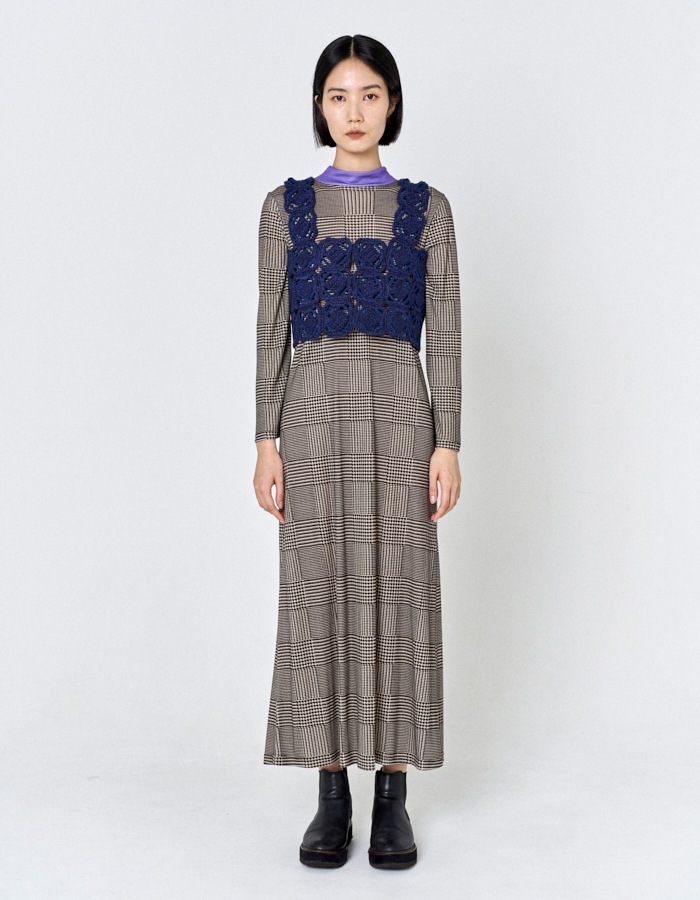 "ORIGAMI" Bustier / navy