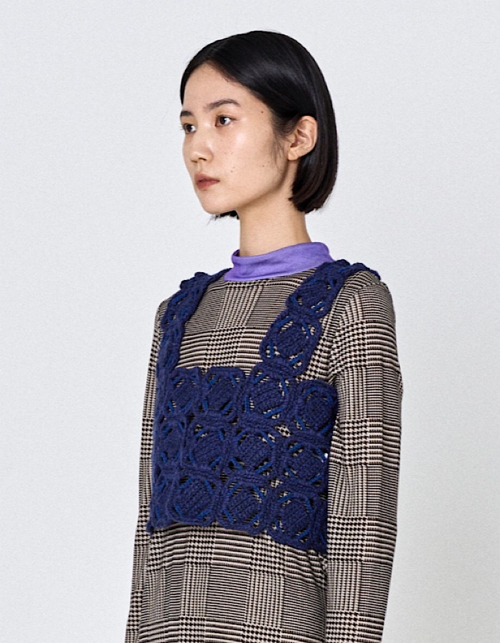 "ORIGAMI" Bustier / navy