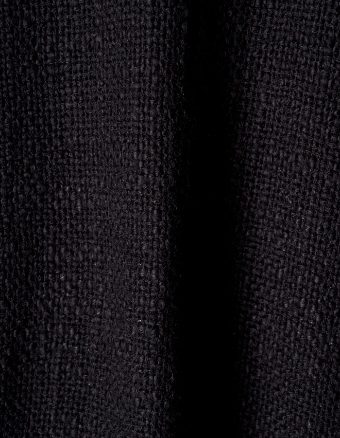 Beads Embroidery Tweed Jacket / black