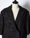 Beads Embroidery Tweed Jacket / black