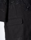 Beads Embroidery Tweed Jacket / black