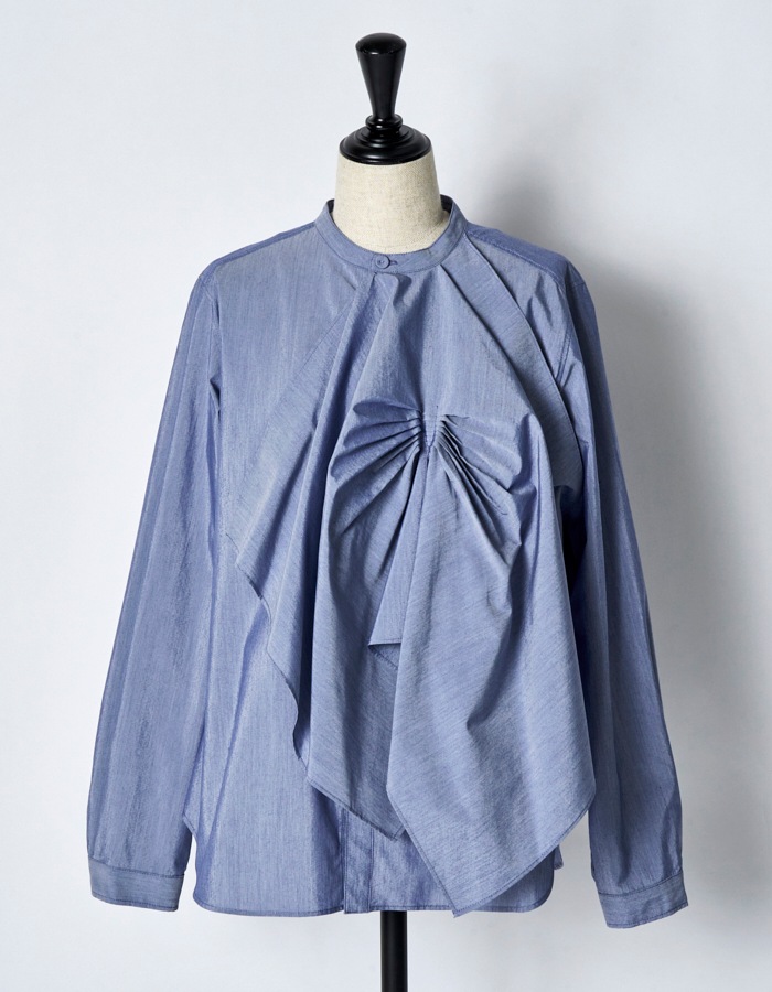 Tuck Chief Band Collar Shirt / sax