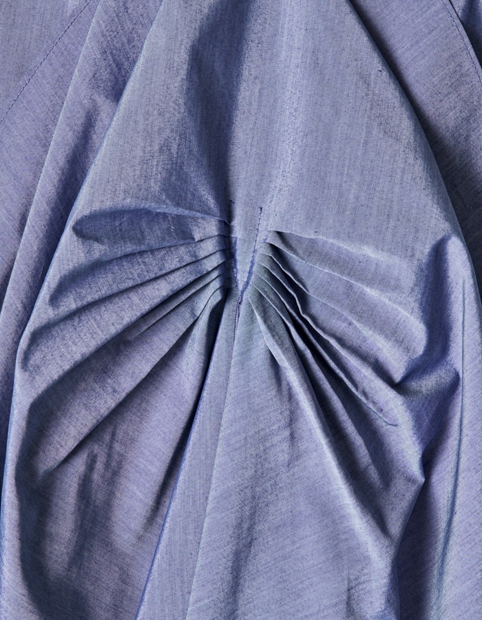 Tuck Chief Band Collar Shirt / sax