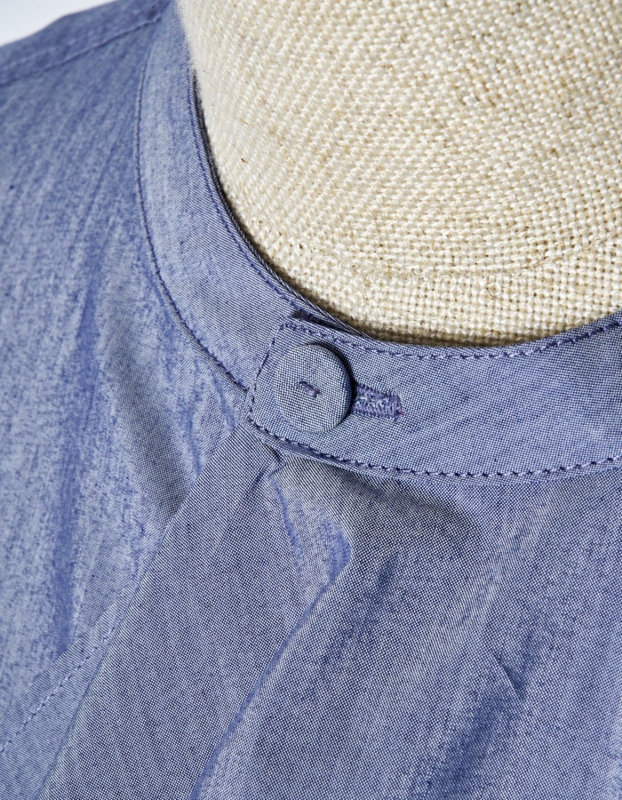 Tuck Chief Band Collar Shirt / sax