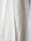 Half Moon Ruffle Short Blouse / white