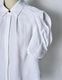 Ballon Sleeve Shirt / white
