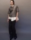 Moon Ruffle Cutsew Tops / white