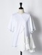 Moon Ruffle Cutsew Tops / white