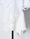 Moon Ruffle Cutsew Tops / white