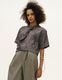 Catch Washer Cropped Tops / gray