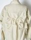 Snowflake Stripe Shirt / ivory