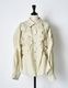 Snowflake Stripe Shirt / ivory