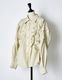 Snowflake Stripe Shirt / ivory