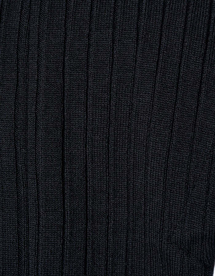 Knit Bonding Typewriter Skirt / black