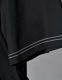 Moon Ruffle Cutsew Tops / black