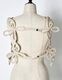 Flower Bond Yarn Harness / beige