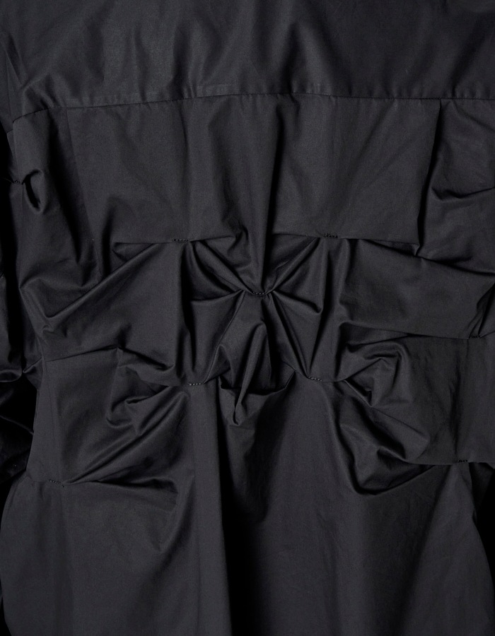 Snowflake Cotton Shirt / black
