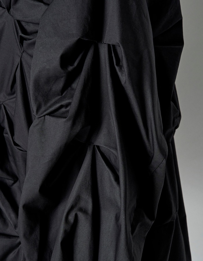Snowflake Cotton Shirt / black