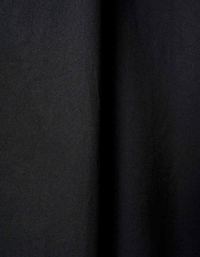 Snowflake Cotton Shirt / black
