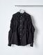 Snowflake Cotton Shirt / black