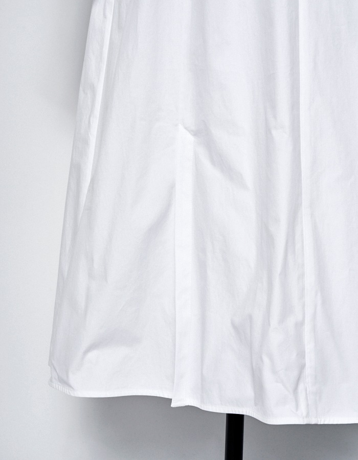 RUMCHE Knit Bonding Shirt / white