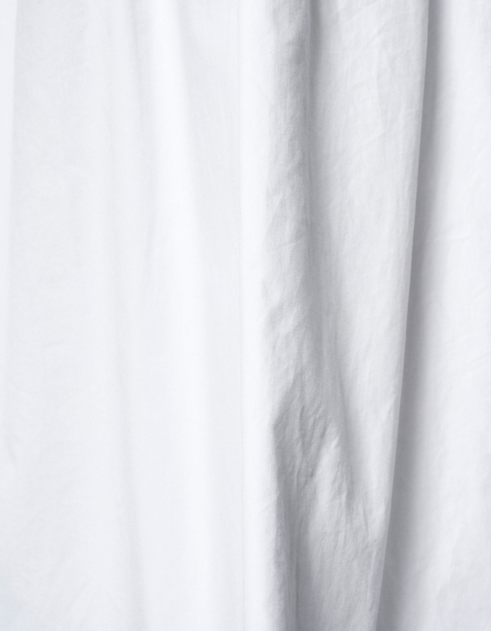 Knit Bonding Shirt Dress / white