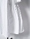Knit Bonding Shirt Dress / white