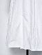 Knit Bonding Shirt Dress / white