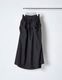 Snowflake Stripe Skirt / black