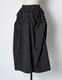 Snowflake Stripe Skirt / black