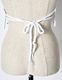 Leaf Fringe Bond Yarn Bustier / white