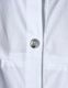 Snowflake Cotton Shirt Dress / white