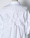 Snowflake Cotton Shirt Dress / white