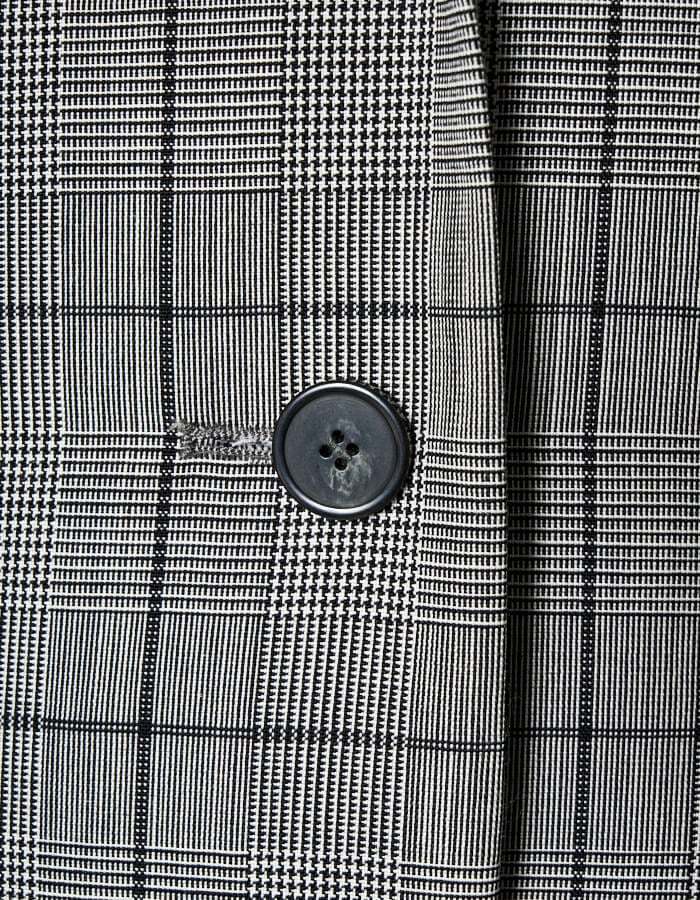 Check Jacket All-in-one / black