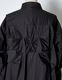 Snowflake Cotton Shirt Dress / black
