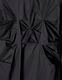 Snowflake Cotton Shirt Dress / black
