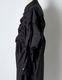 Snowflake Cotton Shirt Dress / black