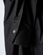 Snowflake Cotton Shirt Dress / black