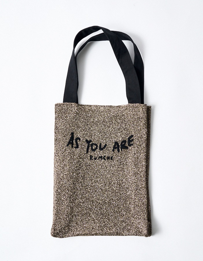 Bond Yarn Tote Bag / gold | BAG | RUMCHE OFFICIAL ONLINE STORE