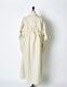 Snowflake Shirt Dress / ivory stripe