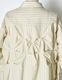 Snowflake Shirt Dress / ivory stripe