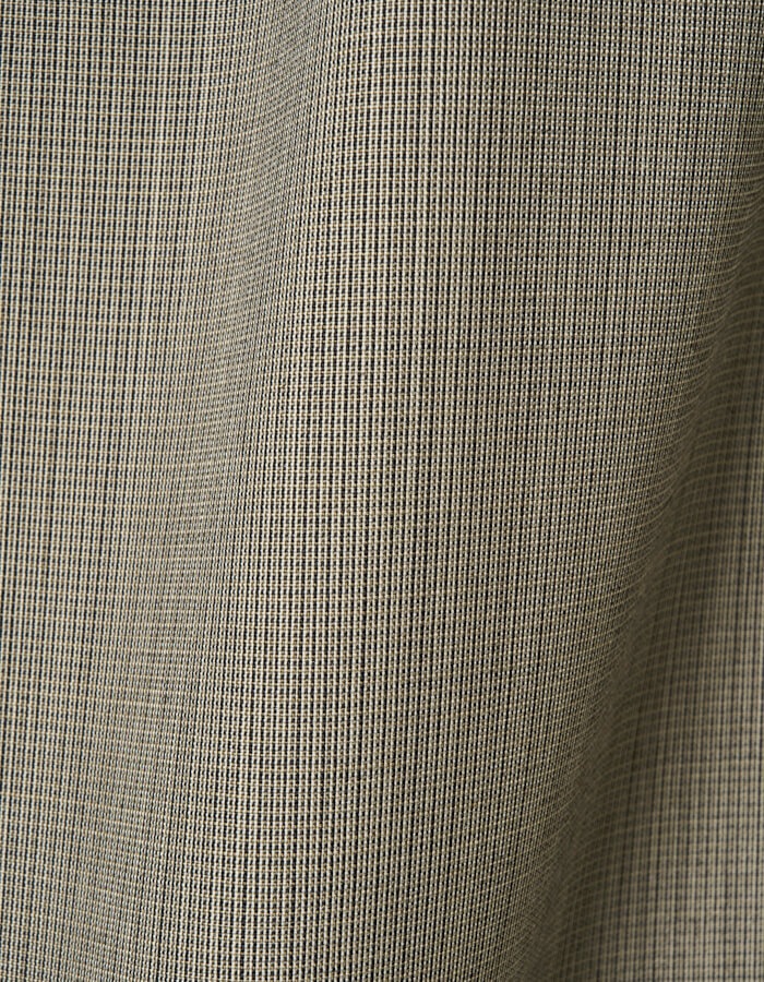 Snowflake Shirt Dress / beige check