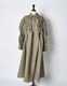 Snowflake Shirt Dress / beige check