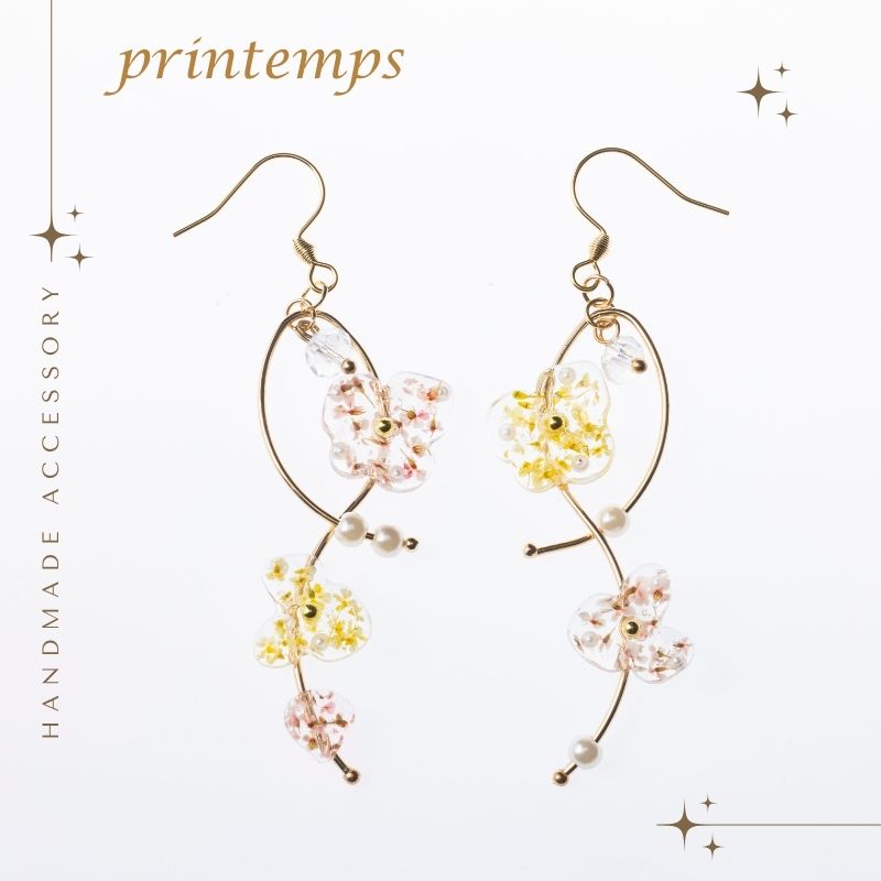 アクセサリー イヤリング ピアス 『printemps プランタン』