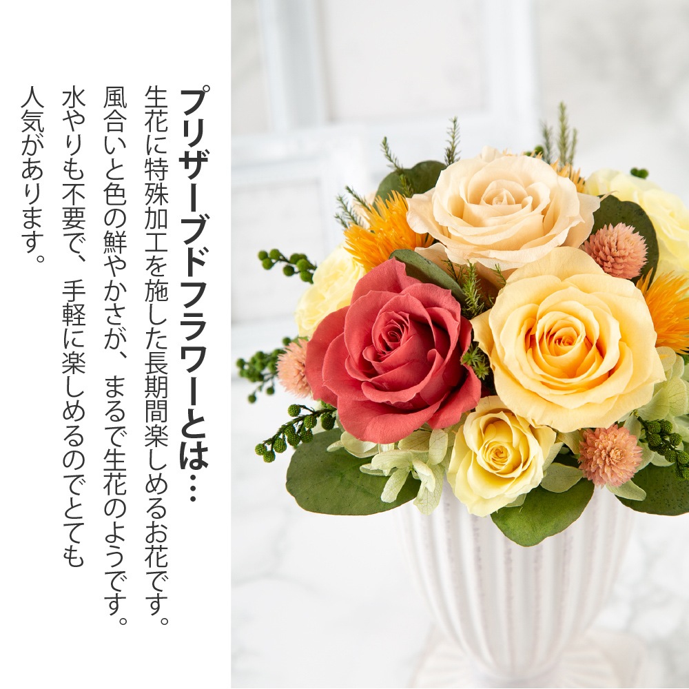 プリザーブドフラワー 『sereine スレーヌ』