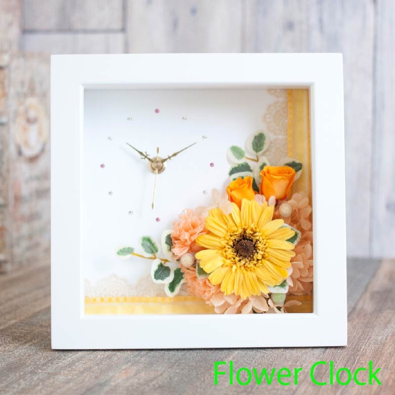 プリザーブドフラワー 『horloge オロージュ』 | 時計・オルゴール