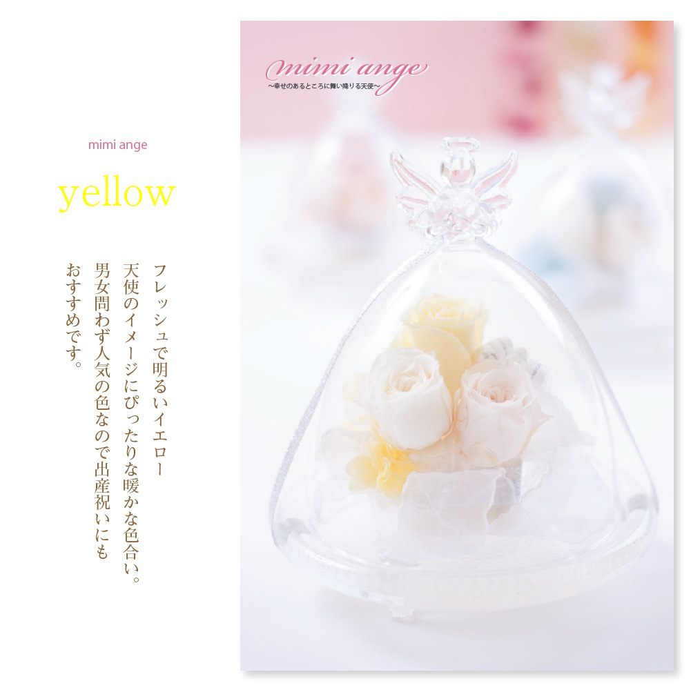 プリザーブドフラワー 『mimi ange ミミ・アンジュ』