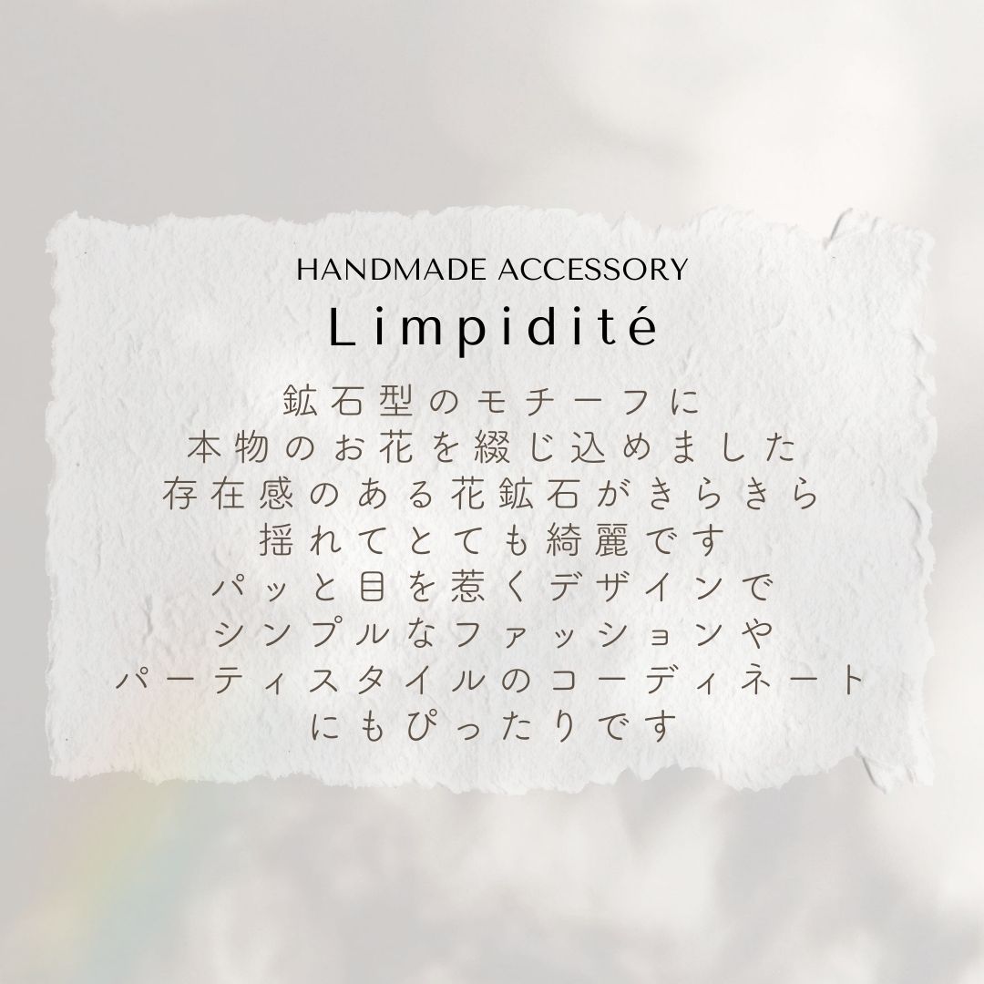 アクセサリー イヤリング ピアス 『limpidite ランピディテ』