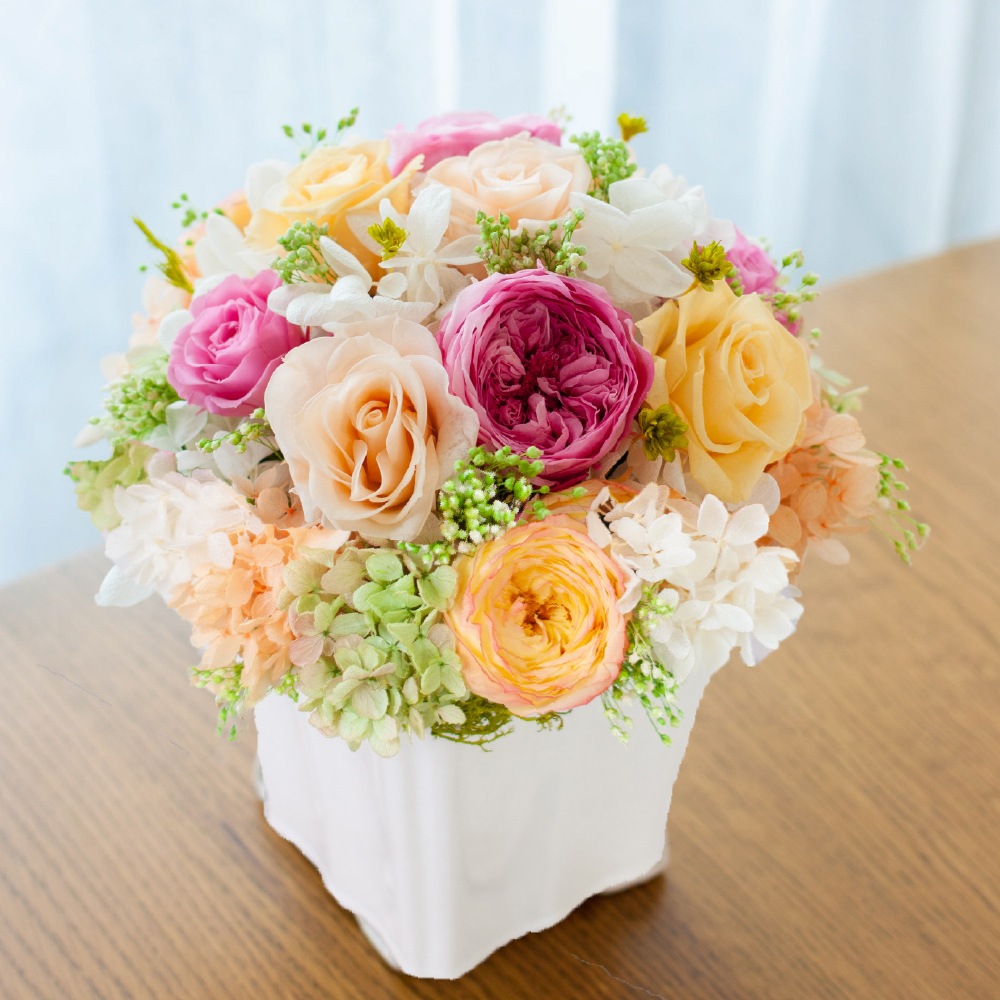 プリザーブドフラワー 『couleur douce クルール ドゥース